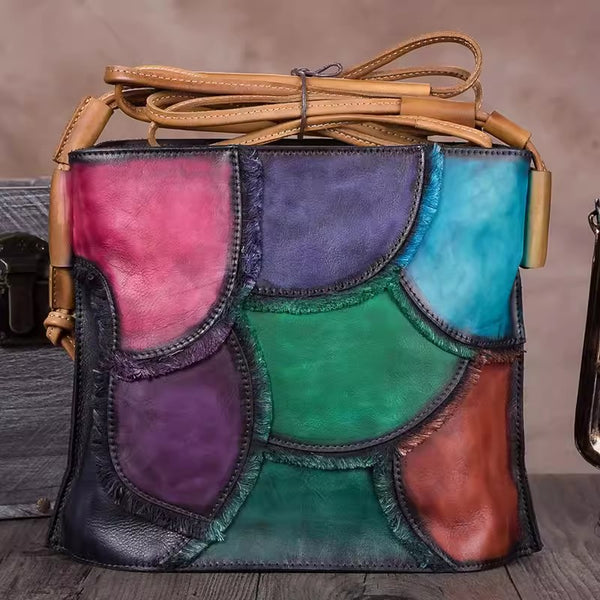 Boho Women's Small Crossbody Purse Leather Shoulder Bag Affordable
