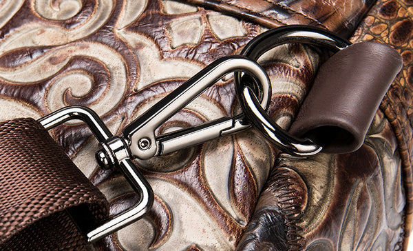 Boho Womens Convertible Leather Backpack Purse Shoulder Bucket Bag