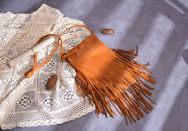 Boho Womens Fringe Crossbody Purse Ladies Shoulder Bag Cool