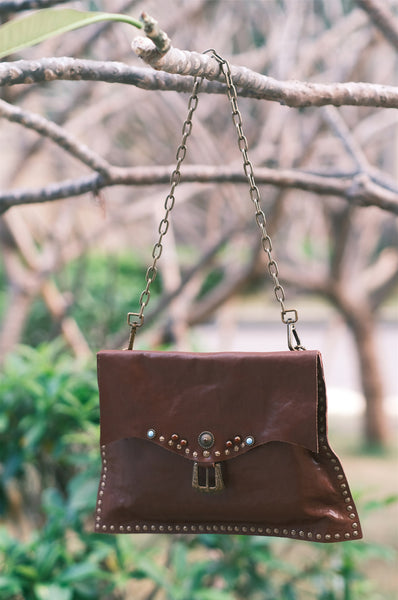 Boho Womens Leather Over the Shoulder Bag Western Crossbody Purse Cool