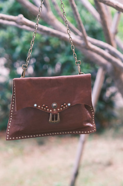Boho Womens Leather Over the Shoulder Bag Western Crossbody Purse Cowhide
