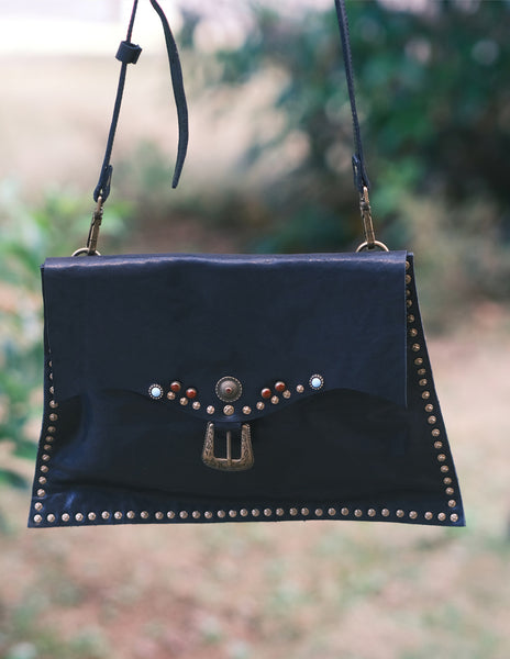 Boho Womens Leather Over the Shoulder Bag Western Crossbody Purse Nice