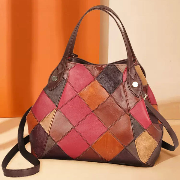 Boho Womens Leather Tote Handbags Shoulder Purse For Women Badass