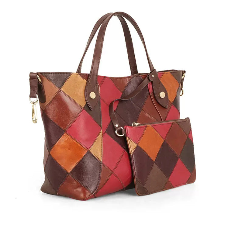 Boho Womens Leather Tote Handbags Shoulder Purse For Women Cool