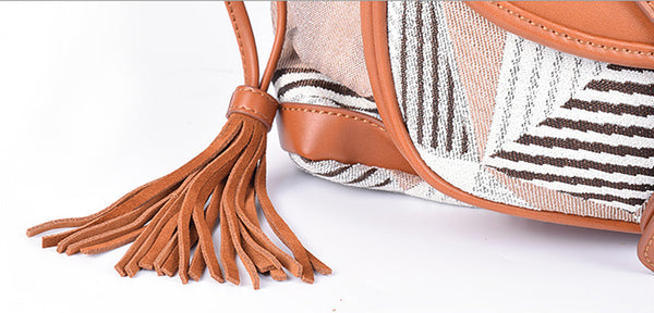 Boho Womens Vegan Leather Backpack Rucksack Bag Quality