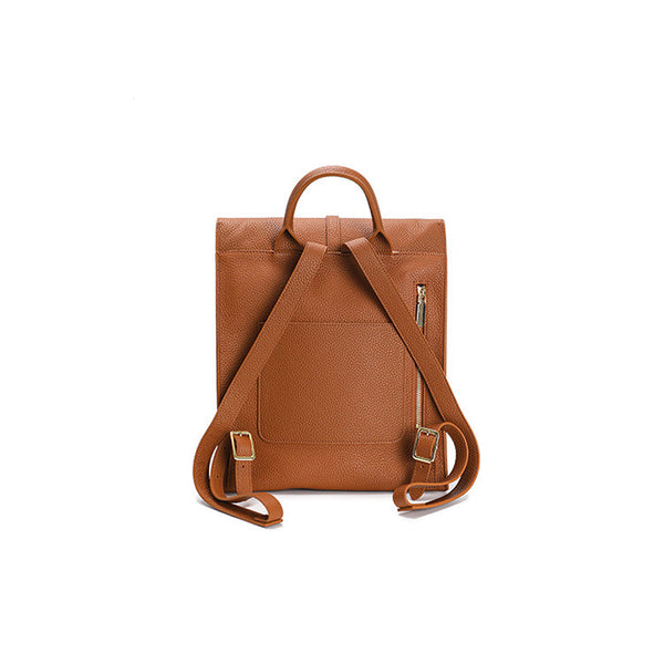 Casual Womens Black Leather Laptop Backpack Bag Leather Women's Backpack Purses Back