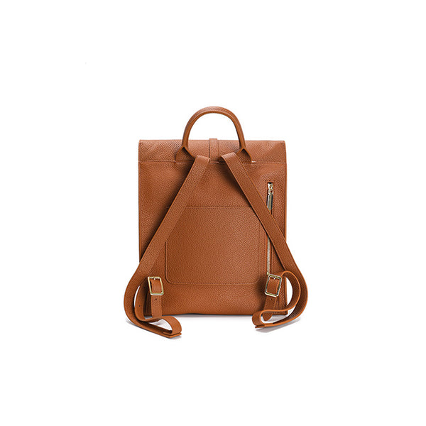 Casual Womens Black Leather Laptop Backpack Bag Leather Women's Backpack Purses Back