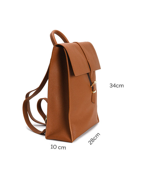 Casual Womens Black Leather Laptop Backpack Bag Leather Women's Backpack Purses Size