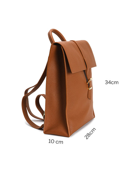 Casual Womens Black Leather Laptop Backpack Bag Leather Women's Backpack Purses Size