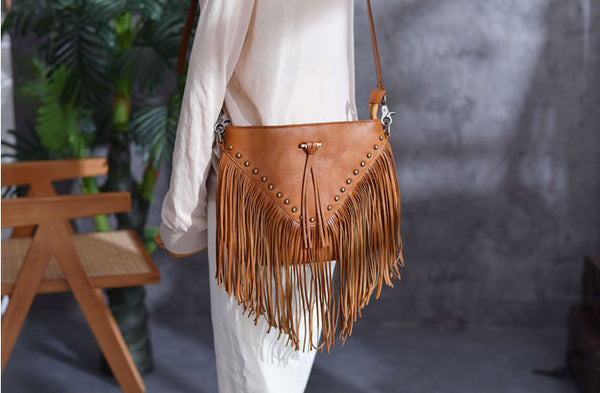 Casual Womens Fringe Crossbody Purse Vintage Boho Bags Designer
