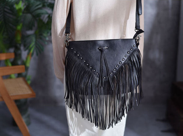 Casual Womens Fringe Crossbody Purse Vintage Boho Bags Original