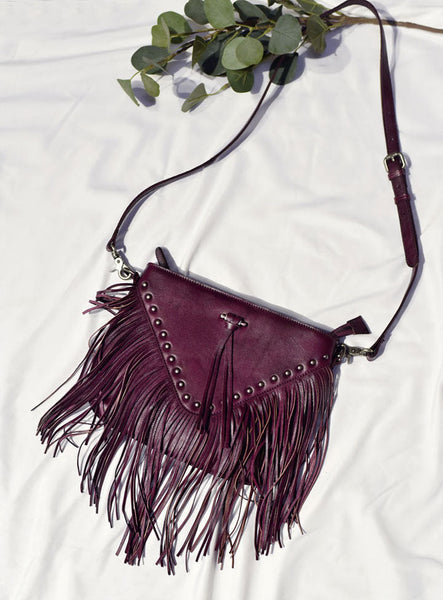 Casual Womens Fringe Crossbody Purse Vintage Boho Bags Size