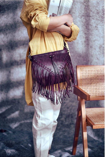 Casual Womens Fringe Crossbody Purse Vintage Boho Bags Vintage