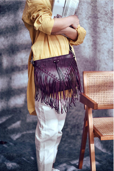 Casual Womens Fringe Crossbody Purse Vintage Boho Bags Vintage