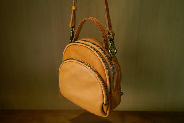 Chic Leather Mini Backpack Purse Black Leather Shoulder Bag Best