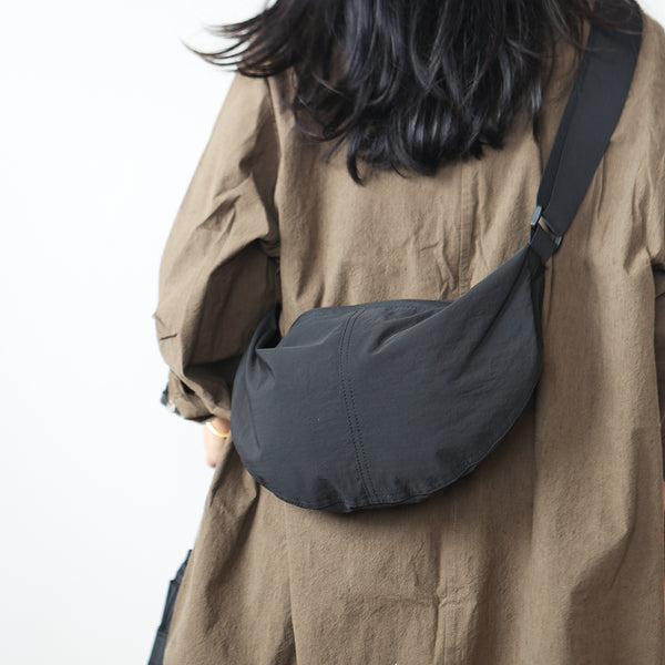 Black Nylon Shoulder Bag Women's Nylon Crossbody Bag