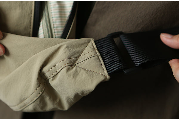 Chic Women's Lightweight Nylon Crossbody Bag Nylon Shoulder Bag Details