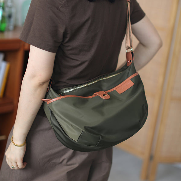 Chic Women's Nylon Crossbody Bag Nylon Shoulder Bags Classy