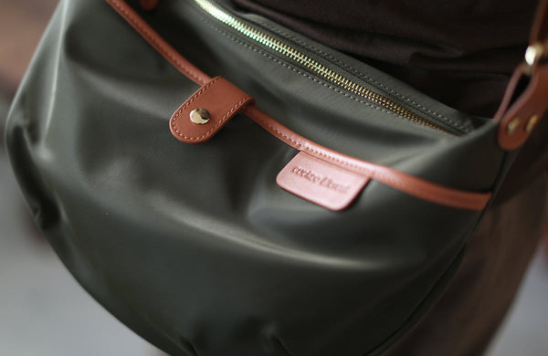 Stylish Womens Black Nylon Shoulder Bags Nylon Crossbody Bag