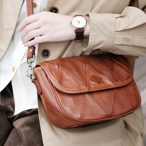 Chic Womens Leather Satchel Bag Leather Crossbody Purse Accessories