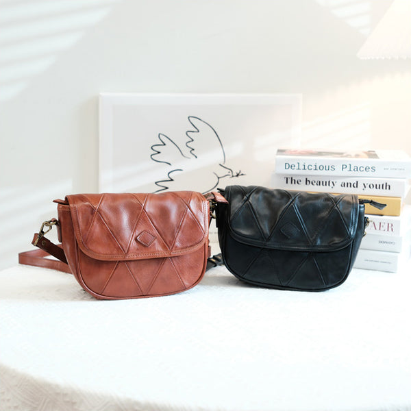 Chic Womens Leather Satchel Bag Leather Crossbody Purse Capacity