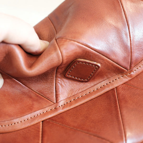 Chic Womens Leather Satchel Bag Leather Crossbody Purse Cowhide