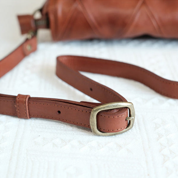 Chic Womens Leather Satchel Bag Leather Crossbody Purse Durable