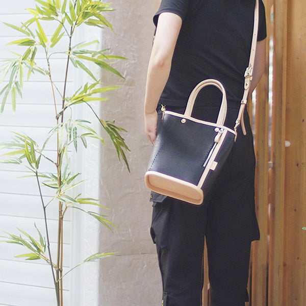 Chic Womens Leather Shoulder Handbags Black Crossbody Bags For Women Cool