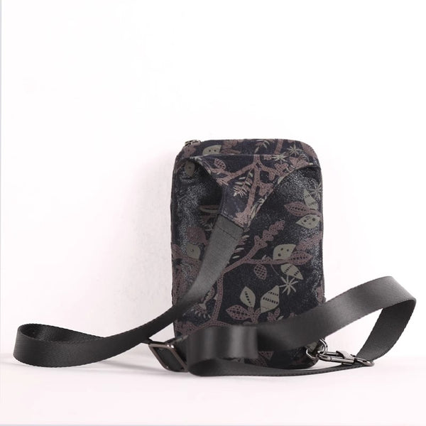 Women's Crossbody Chest Bag Leather Sling Bag For Ladies Badass