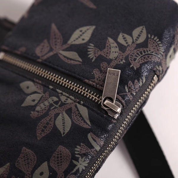 Women's Crossbody Chest Bag Leather Sling Bag For Ladies Casual