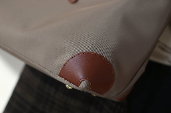 Chic Womens Nylon Tote Bag With Zipper Nylon Shoulder Bags Designer