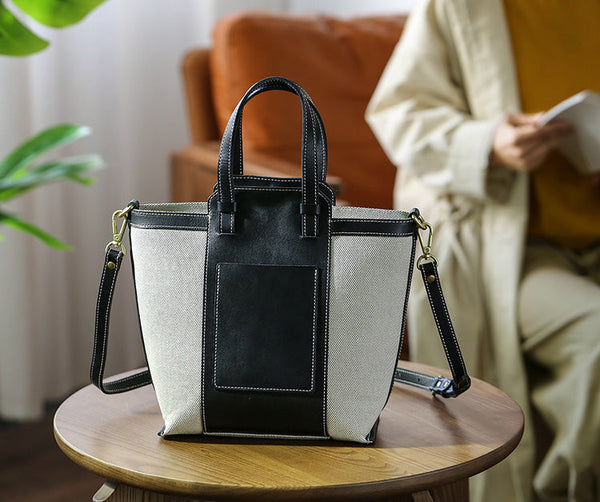 Chic Womens Small Canvas Tote Canvas Shoulder Handbags Best