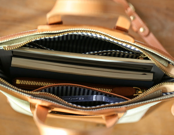 Chic Womens Small Canvas Tote Canvas Shoulder Handbags Elegant