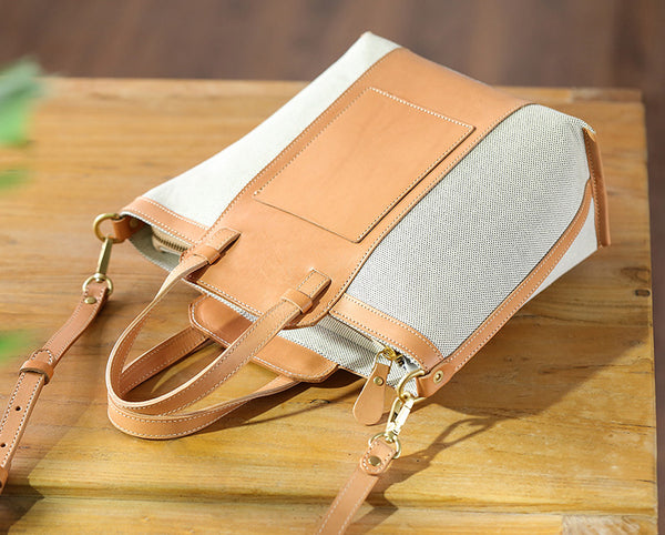 Chic Womens Small Canvas Tote Canvas Shoulder Handbags Fashion