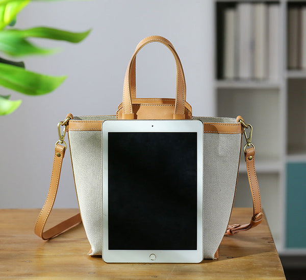 Chic Womens Small Canvas Tote Canvas Shoulder Handbags Unique