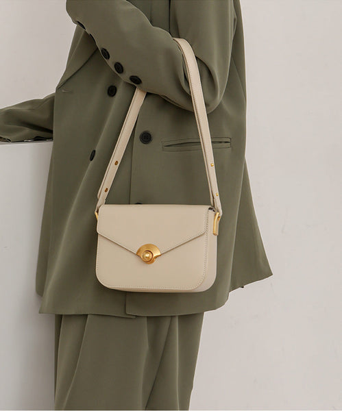 Ladies Small Side Bag Genuine Leather Crossbody Bags  For Women