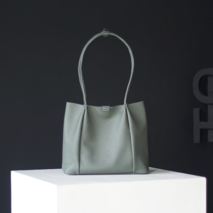 Chic Womens Small Leather Tote Bag Soft Leather Tote Handbags Affordable