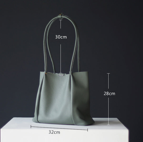 Chic Womens Small Leather Tote Bag Soft Leather Tote Handbags