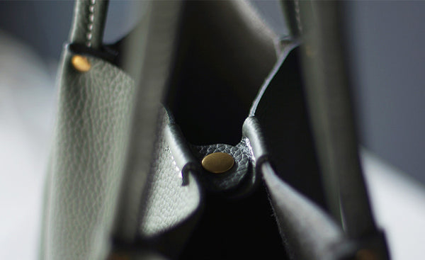 Chic Womens Small Leather Tote Bag Soft Leather Tote Handbags Durable