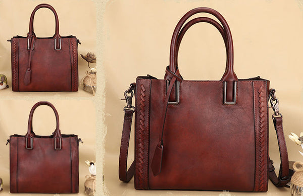 Classy-Ladies-Small-Leather-Tote-Bag-Top-Handle-Handbag-For-Women-Classy