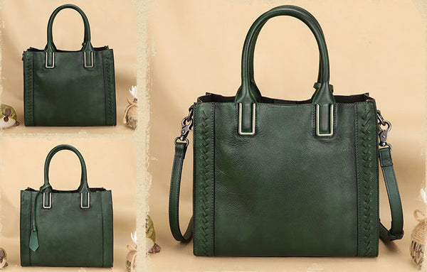 Classy-Ladies-Small-Leather-Tote-Bag-Top-Handle-Handbag-For-Women-Cowhide