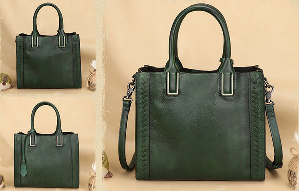 Classy-Ladies-Small-Leather-Tote-Bag-Top-Handle-Handbag-For-Women-Cowhide