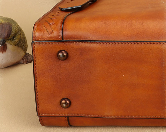 Classy-Ladies-Small-Leather-Tote-Bag-Top-Handle-Handbag-For-Women-Gift