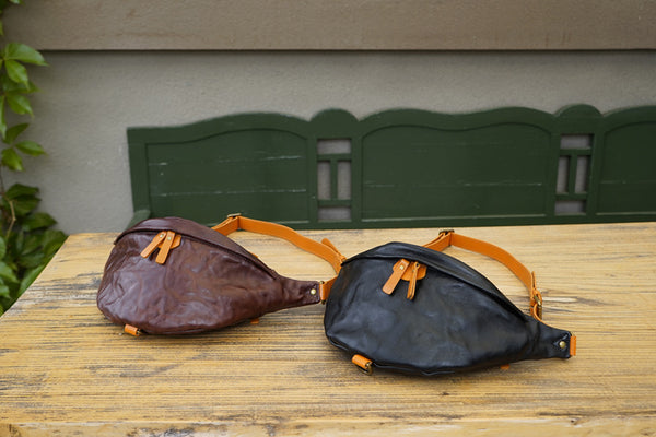 Cool Women's Chest Sling Bag Brown Leather Shoulder Bag Casual