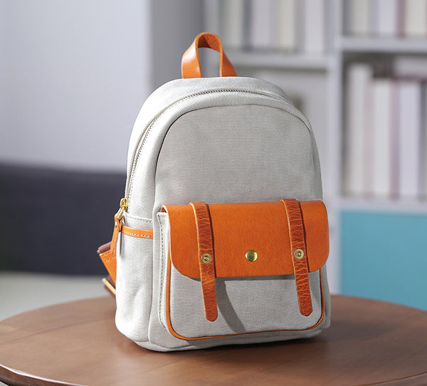 Cute Women's Canvas Backpack Purse Canvas Rucksack Fashion