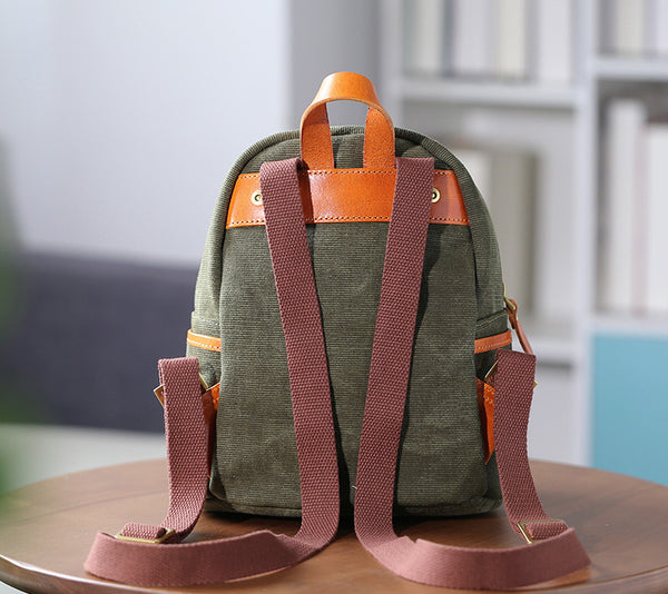 Cute Women's Canvas Backpack Purse Canvas Rucksack Gift