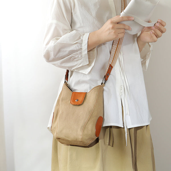 Cute Womens Canvas Crossbody Purse Small Shoulder Bags For Women Casual