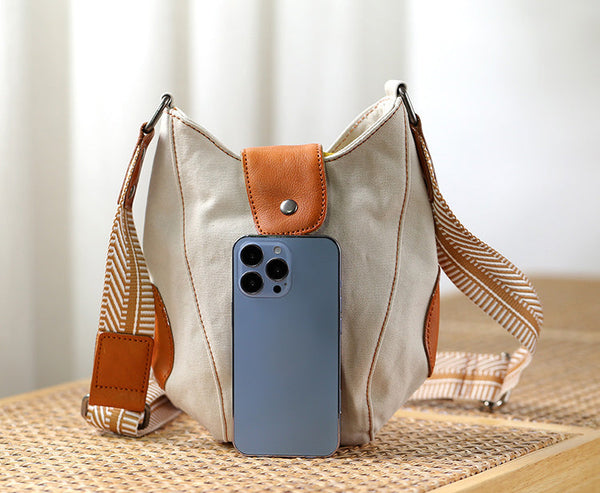 Cute Womens Canvas Crossbody Purse Small Shoulder Bags For Women Durable