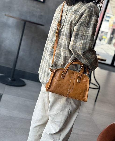 Cute Womens Genuine Leather Shoulder Bag Small Leather Crossbody Bag Capacity