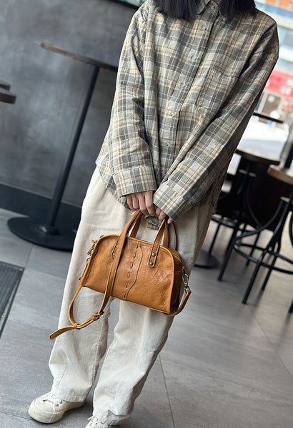Cute Womens Genuine Leather Shoulder Bag Small Leather Crossbody Bag Casual
